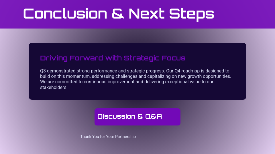 Executive Business Impact Review