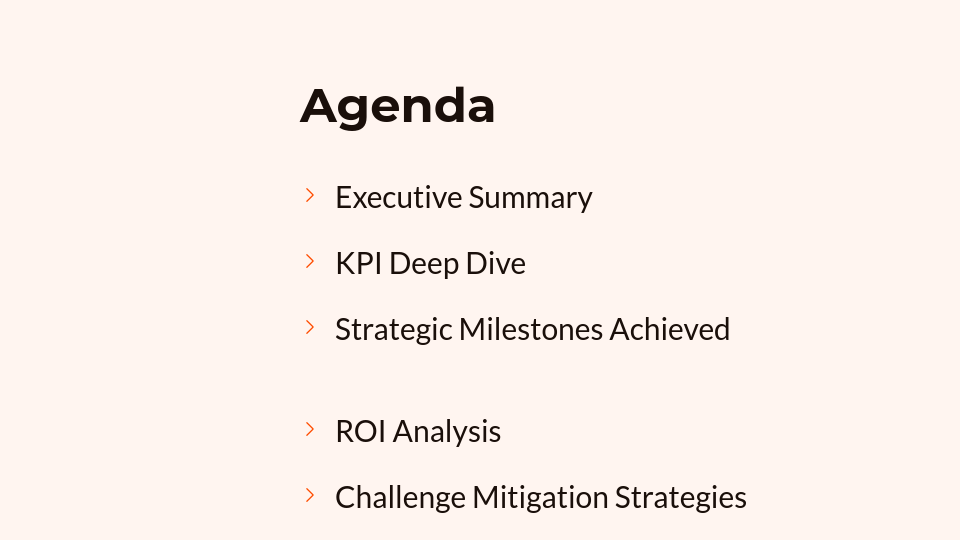 Quarterly Business Performance Insights