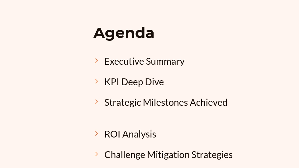 Quarterly Business Performance Insights