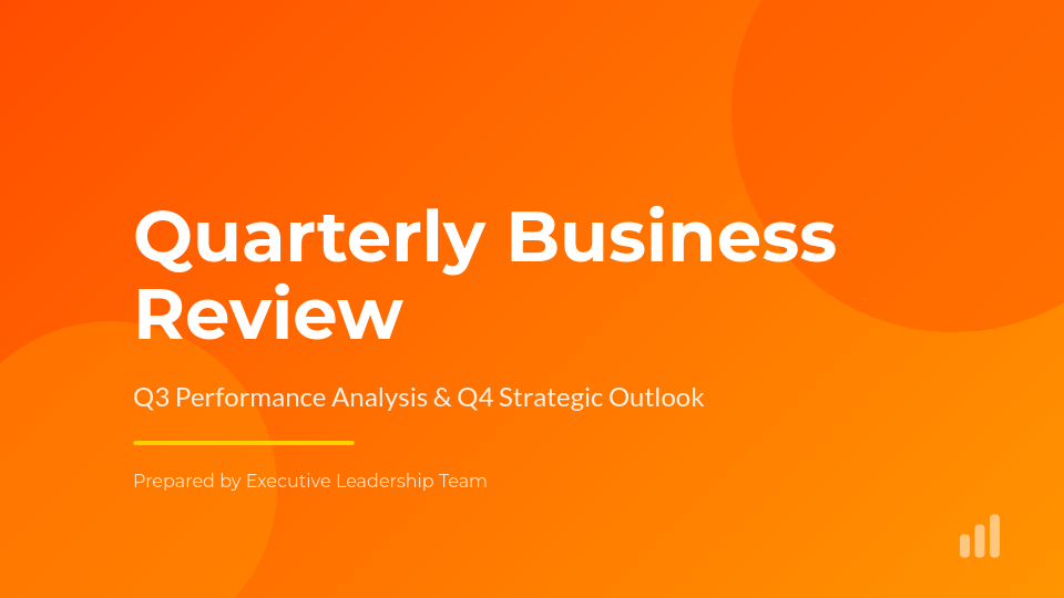 Executive Strategic QBR Review