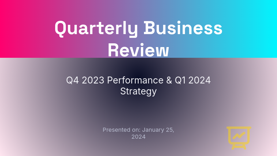 Quarterly Strategic Performance Review
