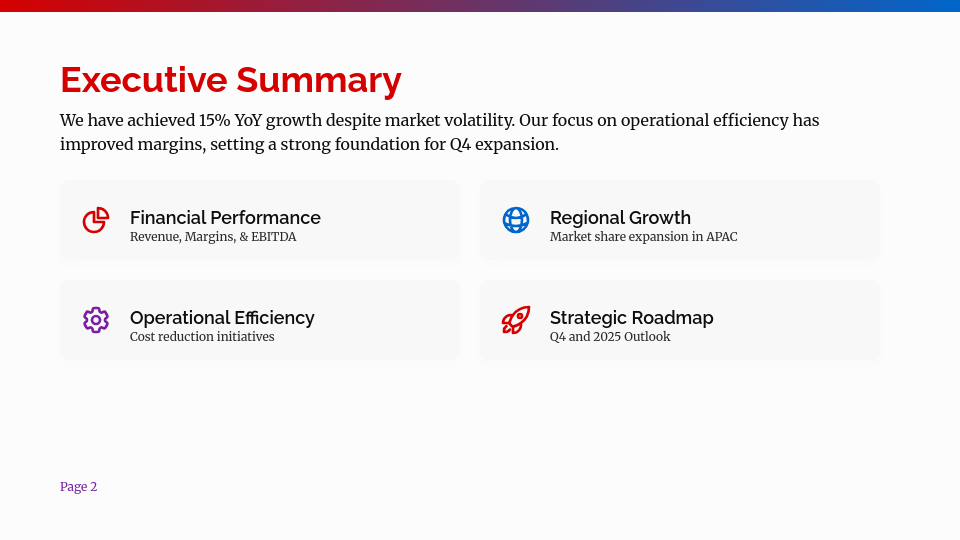 Strategic Quarterly Growth Analysis