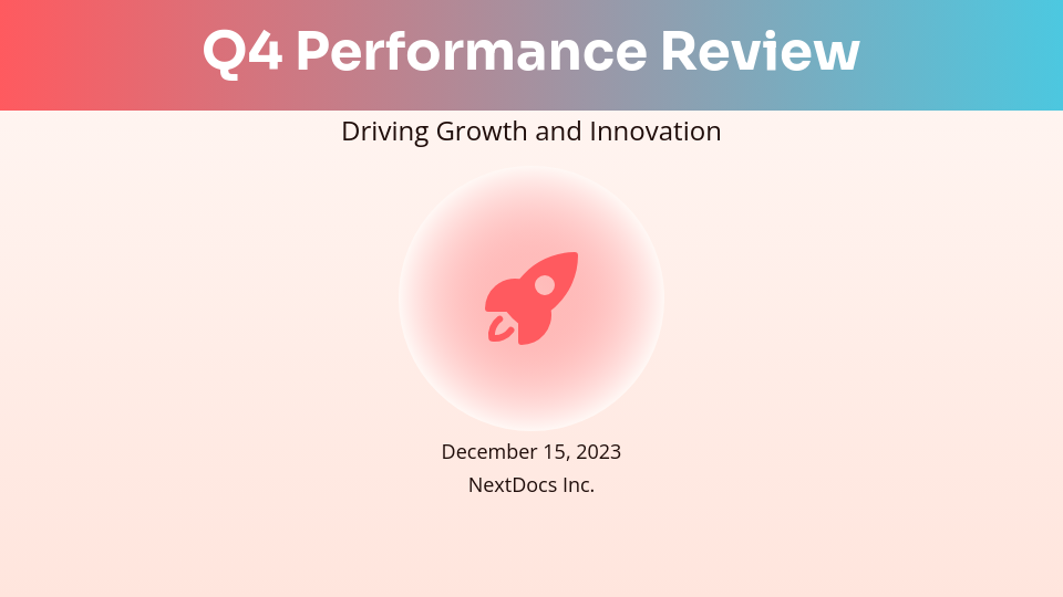 Quarterly Business Performance Review