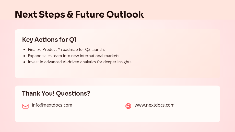 Quarterly Business Performance Review