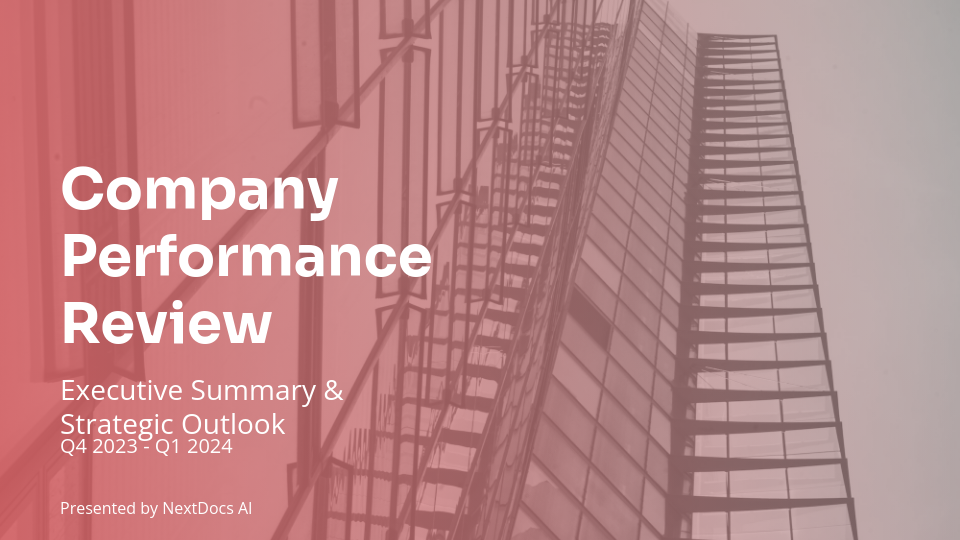 Executive Quarterly Business Review