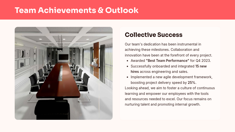 Executive Quarterly Business Review