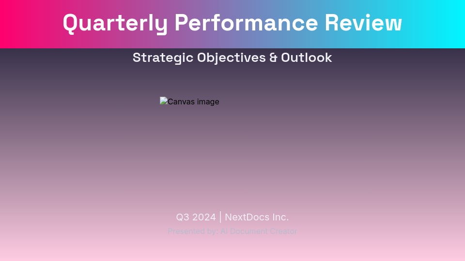 Quarterly Business Results & Growth Roadmap