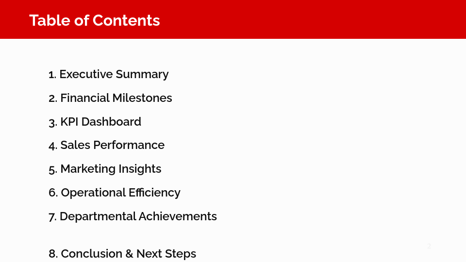 Strategic Quarterly Performance Review