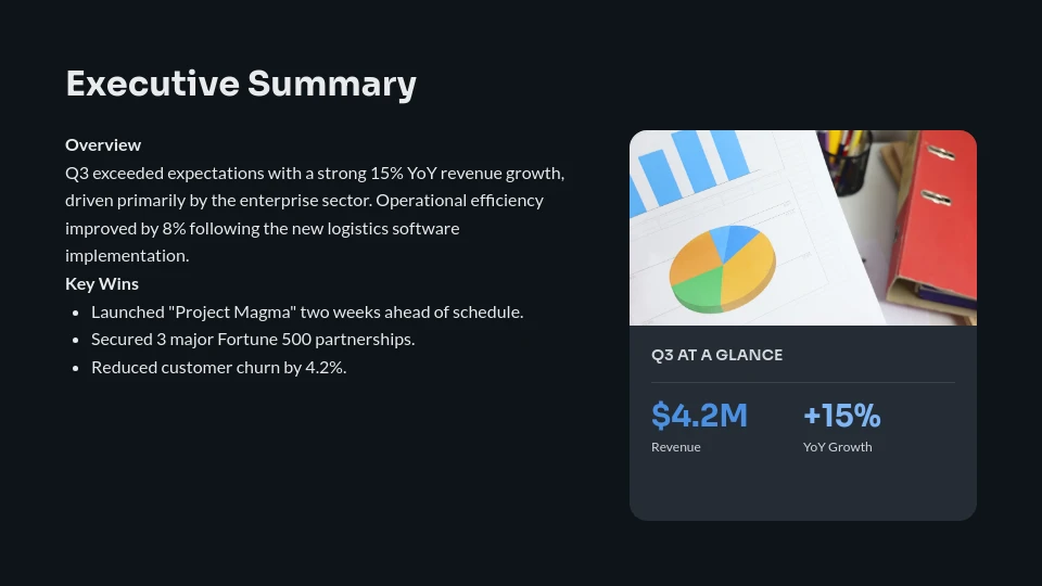 Quarterly Strategic Performance Review