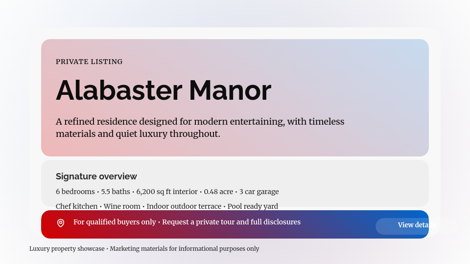 Luxury Home Marketing Portfolio