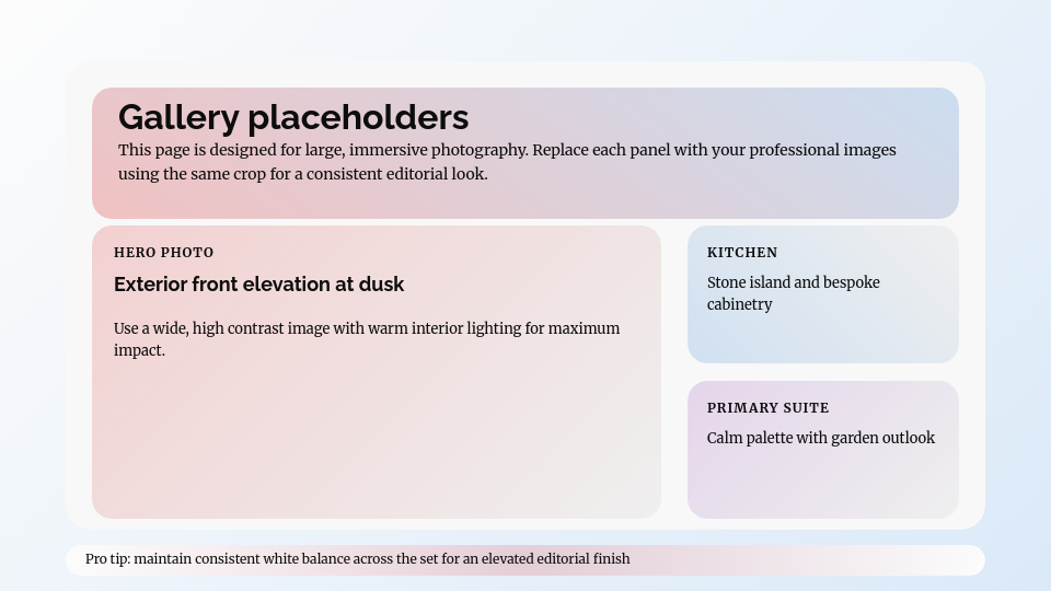 Luxury Home Marketing Portfolio