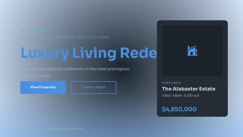 Luxury Residential Property Showcase