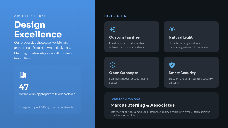 Luxury Residential Property Showcase