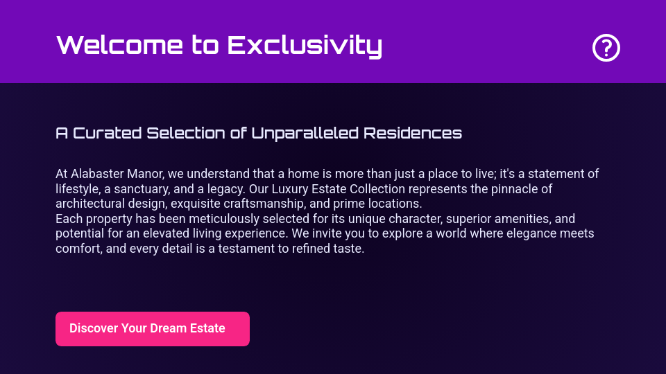 Luxury Property Listing Showcase