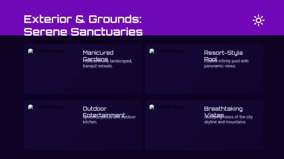 Luxury Property Listing Showcase