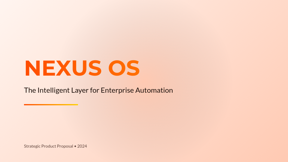 Enterprise SaaS Solution Pitch Deck