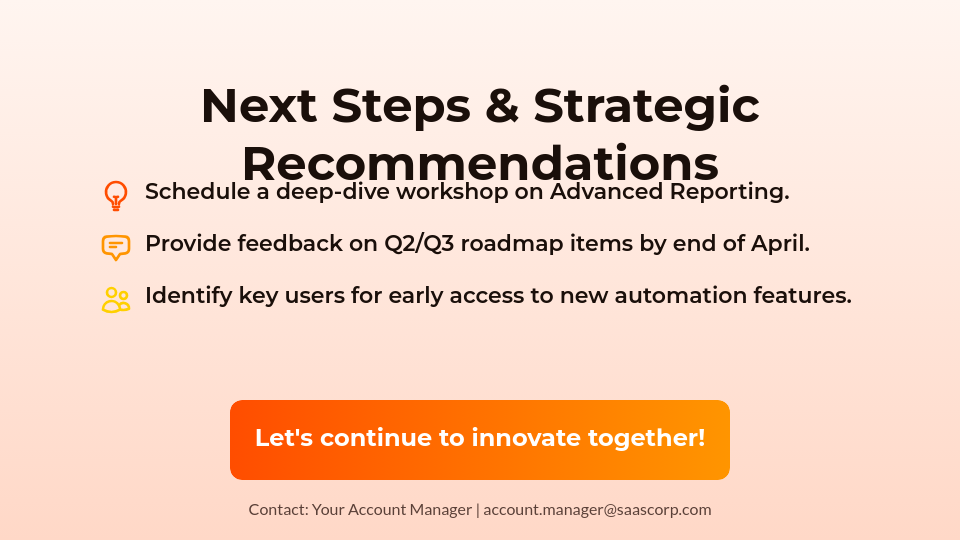 B2B SaaS Quarterly Business Review
