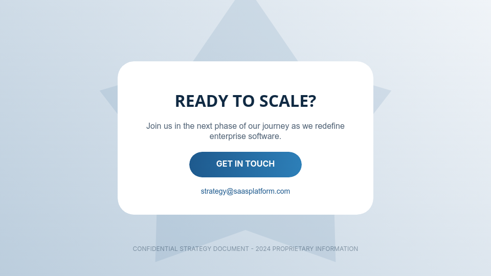 Scalable SaaS Growth Strategy