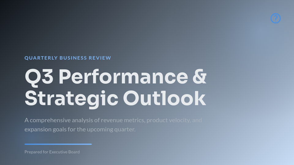 SaaS Quarterly Business Review