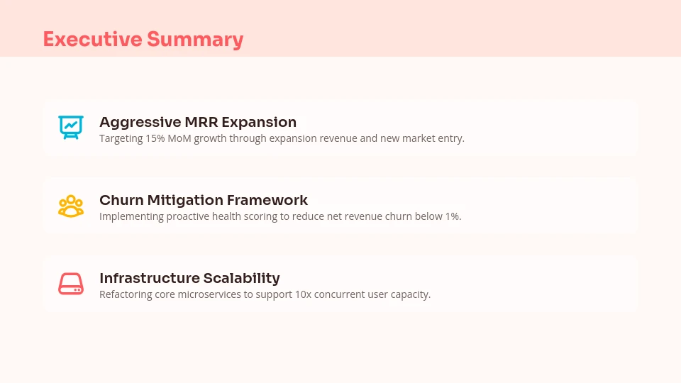 SaaS Product Scaling & Performance Metrics