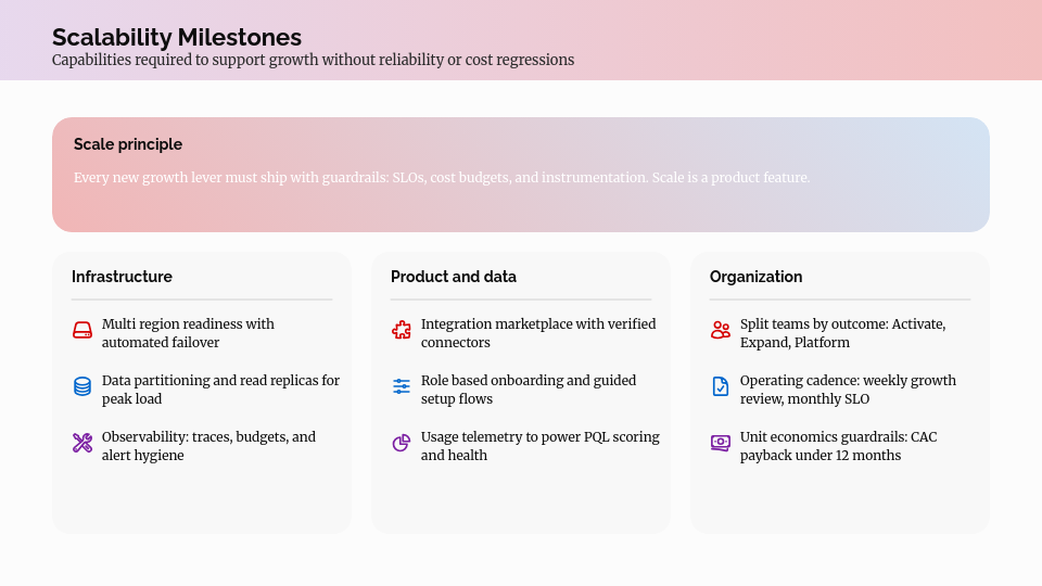 SaaS Scaling and Growth Strategy