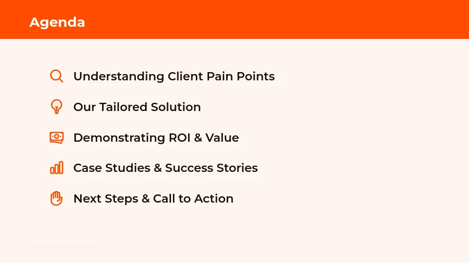 Enterprise Solutions Value Pitch