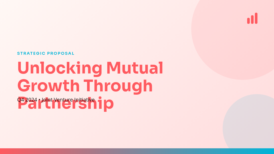 Strategic Partnership Revenue Growth Pitch