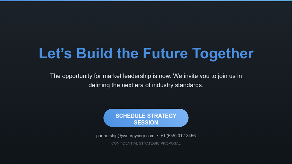 Strategic B2B Partnership Pitch Deck