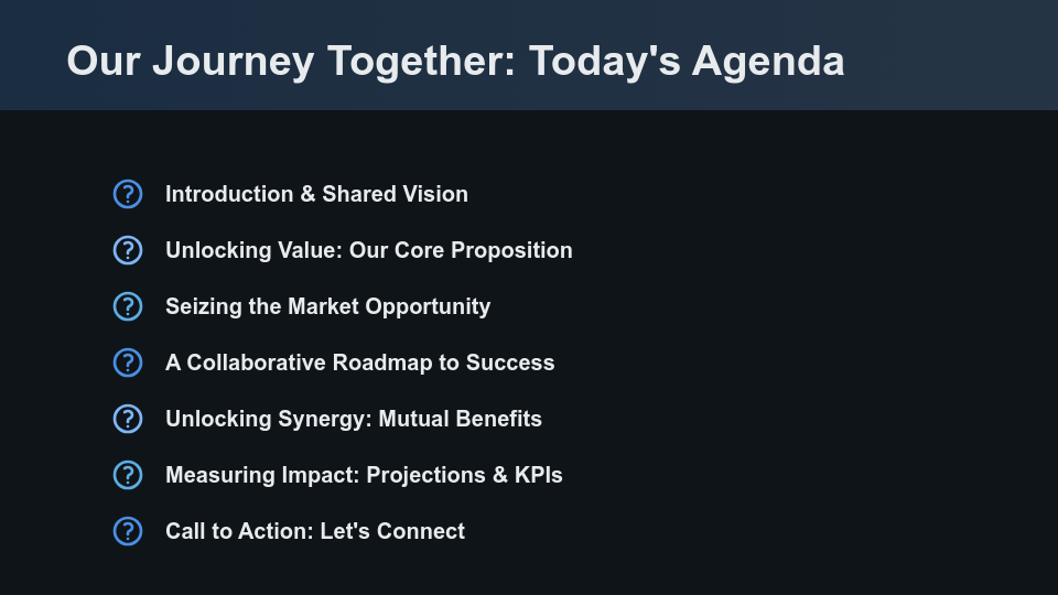 High-Impact Strategic Partnership Pitch