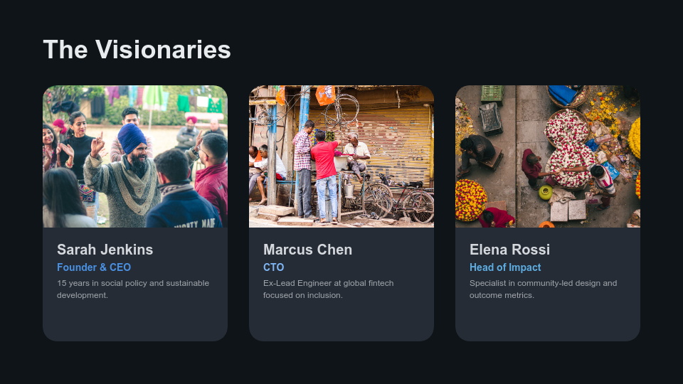 Social Impact Startup Growth Deck