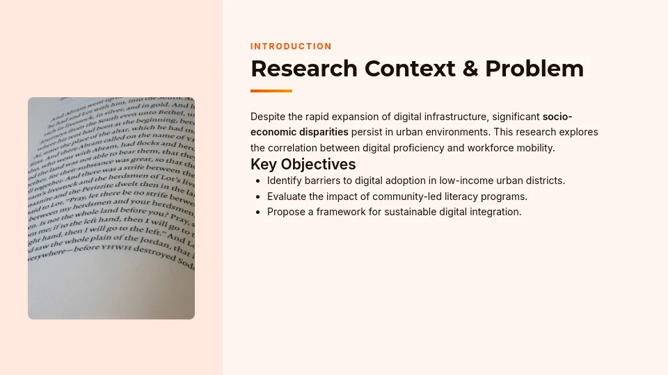 Academic Research Thesis Deck