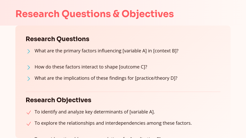 Modern Thesis Defense Outline