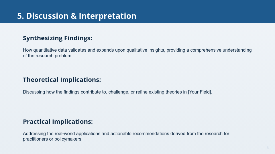 Academic Research Thesis Defense