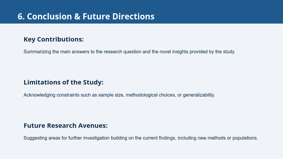 Academic Research Thesis Defense