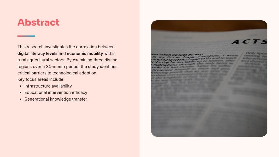 Academic Research Thesis Showcase