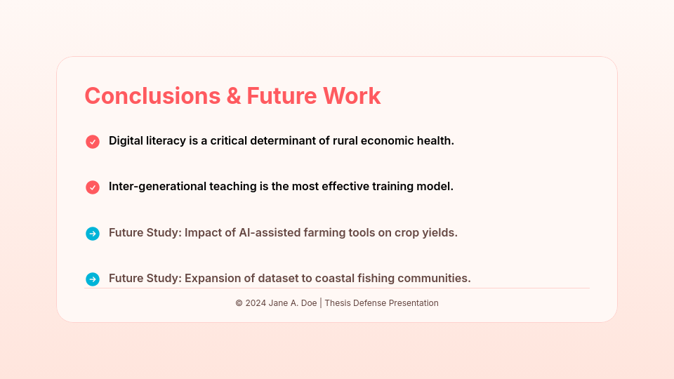 Academic Research Thesis Showcase