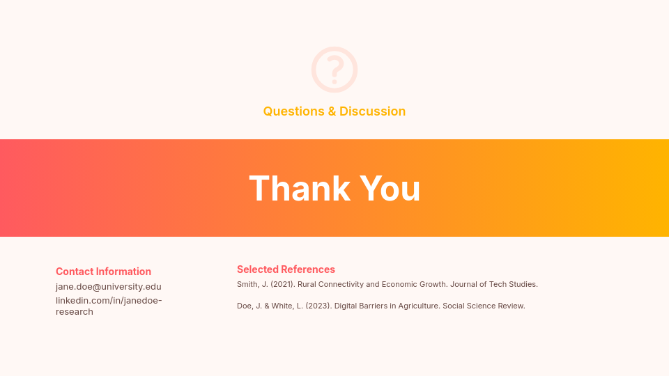 Academic Research Thesis Showcase