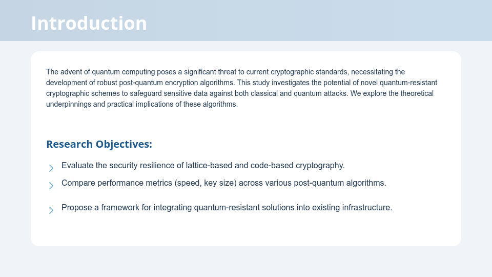 Comprehensive Academic Research Findings