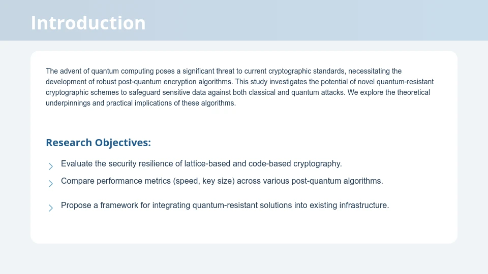 Comprehensive Academic Research Findings