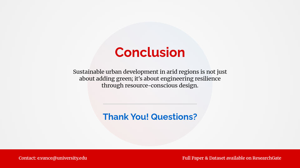 Academic Research Thesis Defense