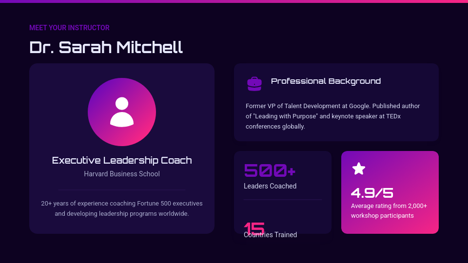 Educational Masterclass Webinar Series