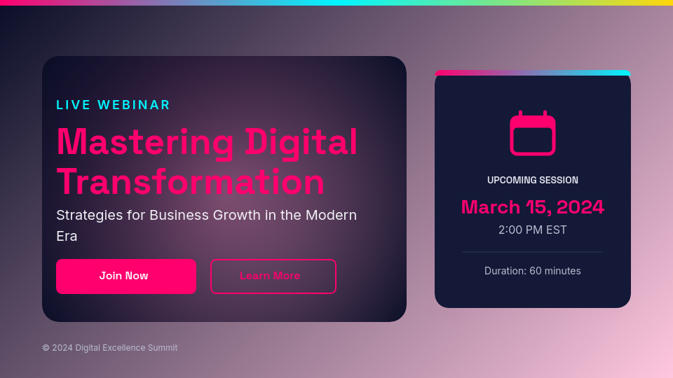 Professional Virtual Workshop Masterclass