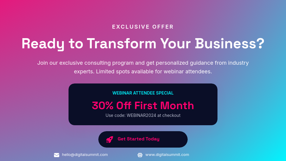 Professional Virtual Workshop Masterclass