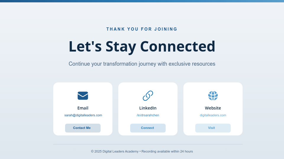 Interactive Remote Learning Masterclass