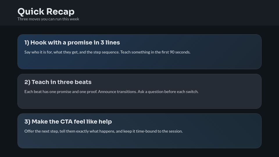 Live Digital Masterclass Workshop