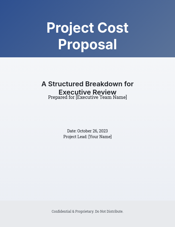 Comprehensive Financial Resource Plan