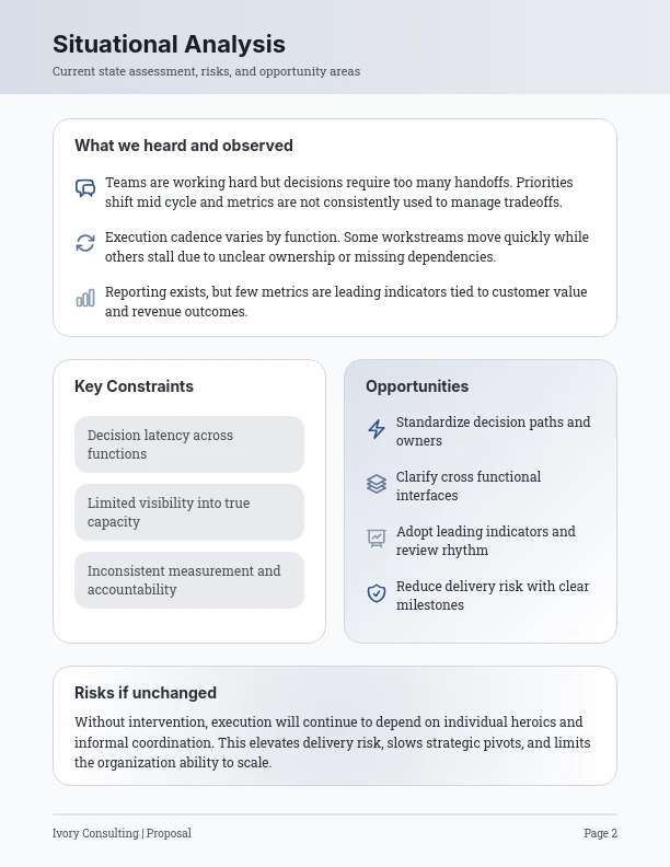 Strategic Business Advisory Proposal