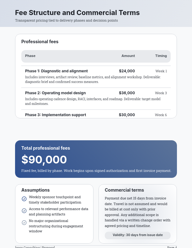 Strategic Business Advisory Proposal
