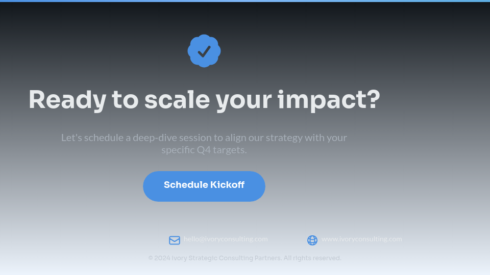 Strategic Business Advisory Proposal