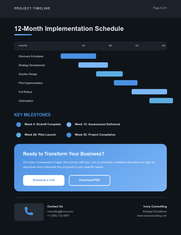Strategic Growth Advisory Proposal